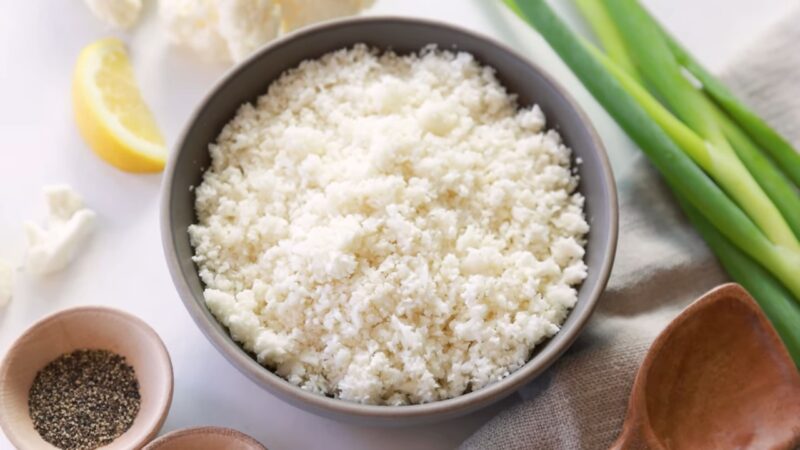 cauliflower rice offers an excellent low-carb alternative